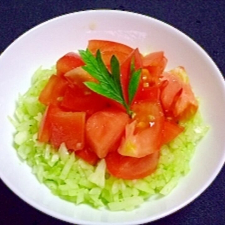 トマトの香味サラダ　～イタリアンパセリ～　